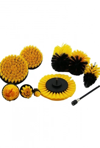 10PCS =9PCS FIRÇA + 1PCS UZATMA APARATI=15CM MATKAP UÇLU FIRÇA SETİ (4940)