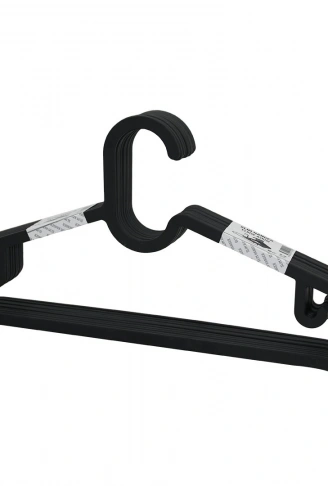 10PCS PLASTİK - ANTRASİT GRİ ELBİSE ASKISI (4940)