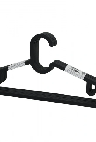 10PCS PLASTİK - ANTRASİT GRİ ELBİSE ASKISI (4940)