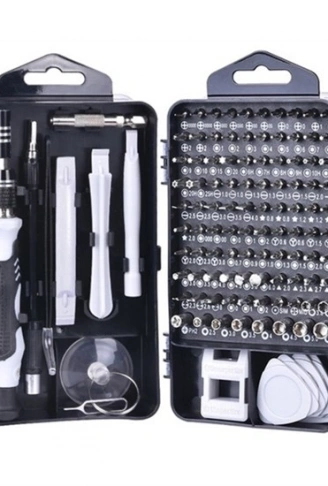 115 in 1 Hassas Tornavida Onarım Alet Manyetik Sürücü Kitli Elektronik Hassas Tornavida Seti (4940)