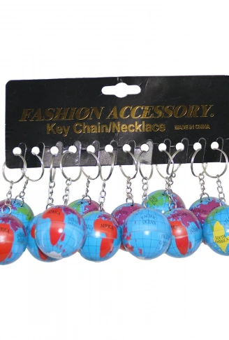 12 ADET DÜNYA ANAHTARLIK (4940)