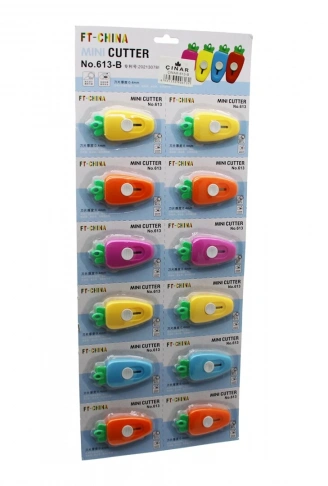 12 ADET HAVUÇ MİNİ CEP - ÇANTA FALÇATA - MAKET BIÇAK (4940)