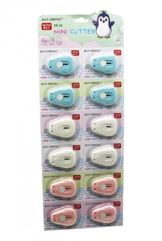 12 ADET MİNİ CEP - ÇANTA PENGUEN FALÇATA - MAKET BIÇAK (4940)