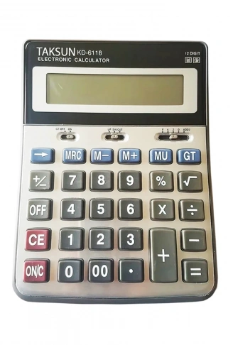 12 HANELİ HESAP MAKİNESİ TS-6118 (4940)