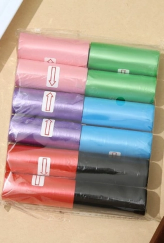 12 li Köpek Dışkı Poşet Düz Renkli Set (4940)