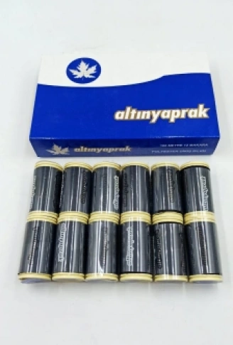 12 PARÇA  SİYAH 100 MT DİKİŞ İPLİK (4940)