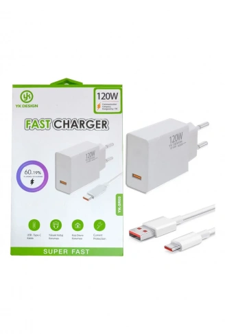 120W Süper Hızlı Şarj Cihazı - USB Type-C (4940)