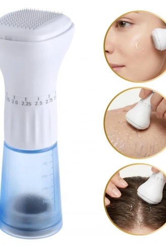 140 İğneli Serum Hazneli Dermaroller – 0-3 mm Ayarlı Dermaroller Mikro İğneli Saç, Cilt ve Vücut Bakım Aparatı (4940)