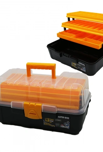 16LIK - 3 RAFLI BALIKÇI TAKIM ÇANTASI (4940)