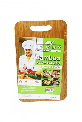 16X26CM BAMBOO AHŞAP BAMBU KESİM PANOSU (4940)
