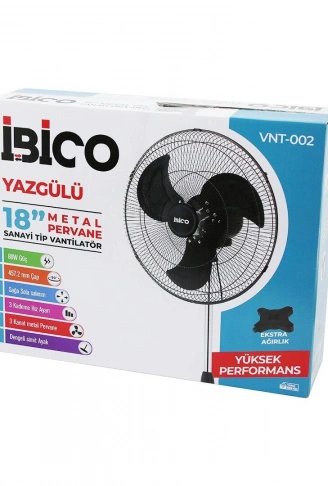18 İNÇ 45.7CM SANAYİ TİPİ AYAKLI VANTİLATÖR 3 KADEME HIZ - 3 METAL KANAT 80W 140CM YÜKSEKLİK VNT-002 (4940)