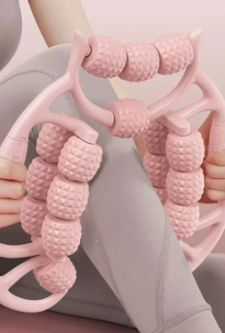 18 Tekerlekli Selülit Masaj Aleti Lenf Drenaj Rulosu (4940)