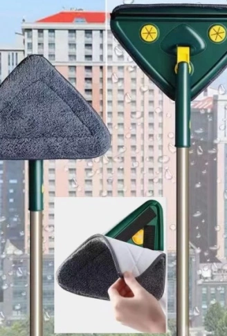 2 Bezli Üçgen Çek Çekli Mop Islak Mendil Uyumlu 150 cm (4940)