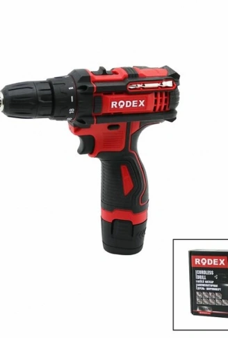 2 KADEME HIZ - VİTESLİ   ŞARJLI  MATKAP  0-350 / 0-1350 RPM   12V / 1.3A LI-ION RDX-3320 (4940)