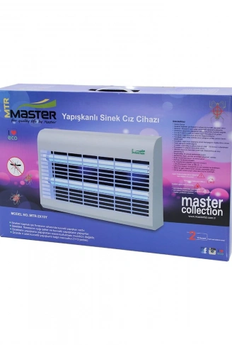 2 LEDLİ SİNEK ÖLDÜRÜCÜ CIZ CİHAZI 30WYAPIŞKANLI 47.5X9X5X29CM100M2 ETKİNLİK ALANI MTR-2X15Y (4940)