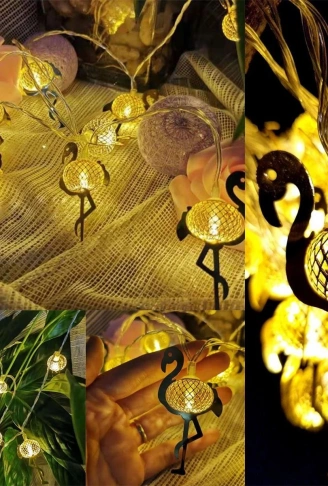 2 Metre Pilli İnce Tel Led Işık Zinciri Parti Aydınlatma (4940)