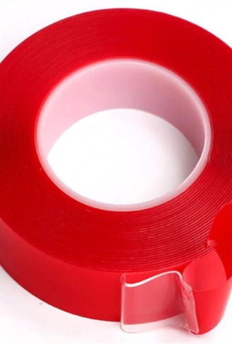 2 Metre Şeffaf Ekstra Güçlü Banyo Mutfak Posta Ofis Çift Taraflı Akrilik Silikon VHB Bant (4940)