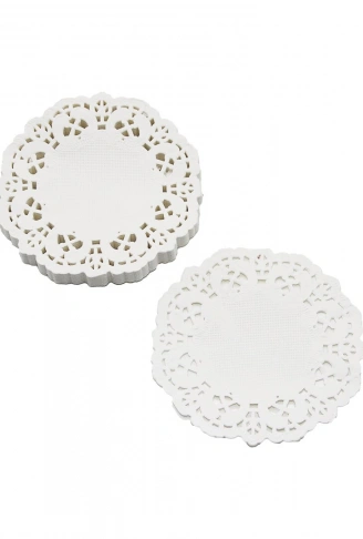 20PCS   DANTEL KAĞIT  BARDAK ALTLIK (4940)