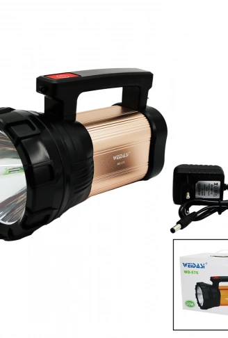 20W EL FENERİ - PROJEKTÖR - FİŞ ŞARJLI - METAL GÖVDE - POWERBANK (4940)