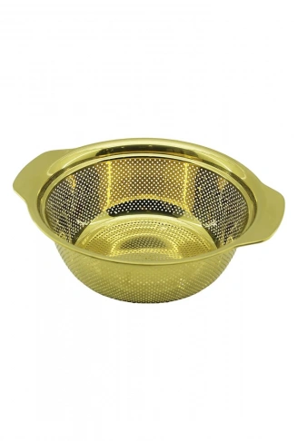 23CM   GOLD  PASLANMAZ METAL  SEPET  SÜZGEÇ  KENDİNDEN KULPLU (4940)