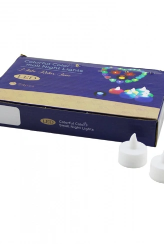 24 ADET MİNİ LEDLİ PİLLİ MUM (4940)