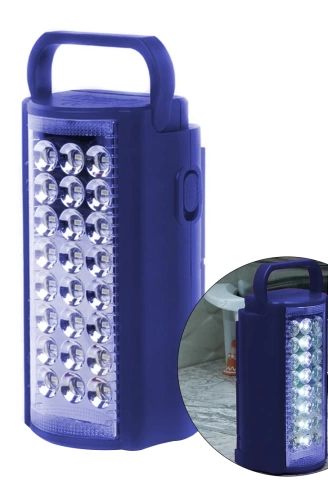 24 LEDLİ ŞARJLI IŞILDAK (6V4A AKÜLÜ * POWERBANK ÖZELLİKLİ) (4940)