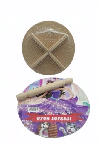 24CM RESİMLİ AHŞAP OYUN SOFRASI EKMEK TAHTA (4940)