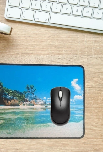 25x32 cm Küçük Boy Mouse Pad Manzara Ada (4940)