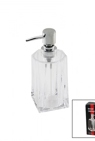 280ML - UZUN   ŞEFFAF - MİKA KRİSTAL  SIVI SABUNLUK (4940)