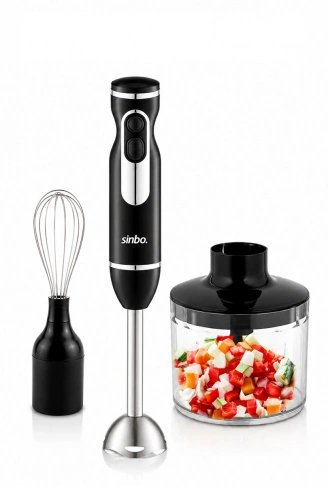 2HIZ AYAR - PASLANMAZ ÇELİK BIÇAK EL MULTİ BLENDER SETİ 700ML HAZNELİ SHB-7529 (4940)