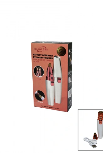 2İN1 BAŞLI - USB ŞARJLI YANAK - BURUN KIL TÜY ALMA MAKİNESİ (4940)