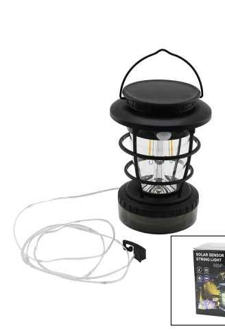 2İN1=FANUS KAMP-BAHÇE FENER - RGB ŞERİT LED 10MTS OLAR - ŞARJLI SENSÖRLÜ LED MAKARALI (4940)