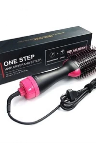 2İN1 ONE STEP KURUTMALI SAÇ DÜZLEŞTİRİCİ - ELEKTRİKLİ FÖN TARAK 1200W (4940)