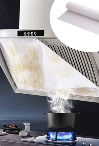 2li Yağ Emici Duman Önleyici Pratik Mutfak Davlumbaz Koruyucu Dayanıklı Yedek Filtre 45x90cm (4940)