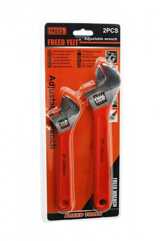 2PCS SET   8 İNÇ-200MM - 10 İNÇ-250MM  KURBAĞACIK ANAHTAR SETİ (4940)