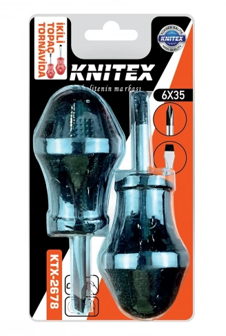 2PCS - YILDIZ-DÜZ  TOPAÇ TORNAVİDA SETİ 6X35 (4940)