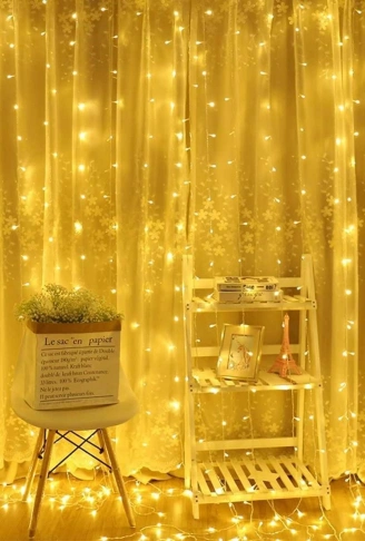 2x2 Metre 320 Led 8 Fonskiyonlu Dekoratif Led Günışığı Perde (4940)