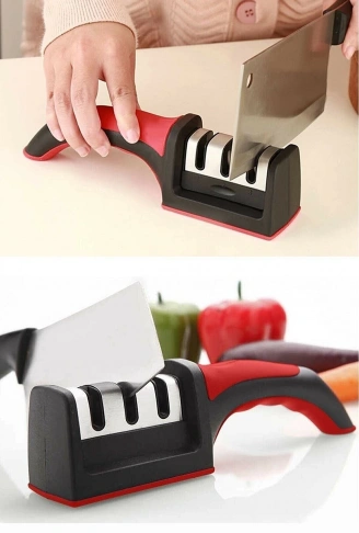 3 Aşamalı Bıçak Makas Bileyici Keskinleştirme Aleti (4940)