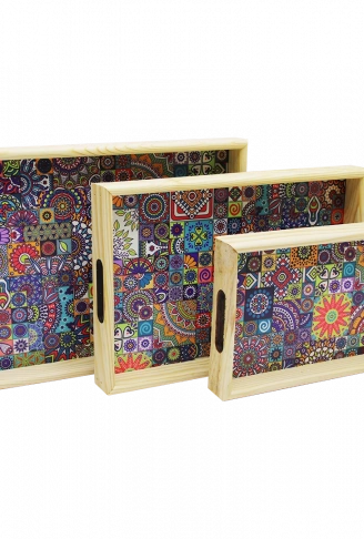 3 BOY AHŞAP TEPSİ DESENLİ ZEMİN 16X26 - 21X31 - 24X34CM (4940)