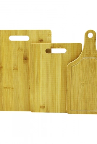 3 BOY SET AHŞAP BAMBU KESİM PANOSU 16X22 - 20X28 - 25X33CM (4940)