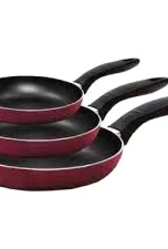 3 BOY TEFLON TAVA SETİ BAKALİT SAPLI16-20-24CM. (4940)
