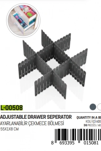 3 PARÇA  AYARLANABİLİR ÇEKMECE BÖLMESİ (4940)