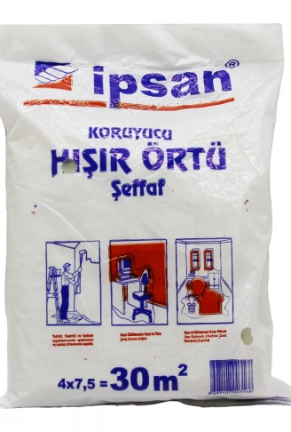 30-M2 = 4X7.5MT HIŞIR ŞEFFAF KORUYUCU ÖRTÜ (4940)