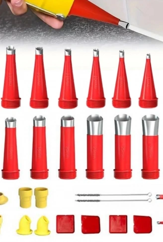 30 Parça Silikon Kalafat Mastik Alet Seti Mastik Ucu (4940)