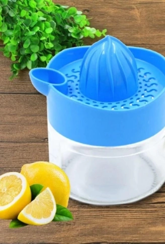 300ml Cam Hazneli Pratik Limon Narenciye Sıkacağı KC-405 (4940)