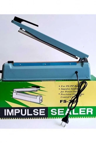 30Cm Metal Gövde Poşet Ağzı Yapıştırma Kapatma Makinası FS-300 (4940)