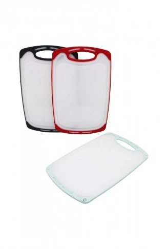 31X20CM  KÜÇÜK  PLASTİK  KESİM PANOSU  KAYMAZ SİLİKON KENARLIK - 10MM KALINLIK (4940)