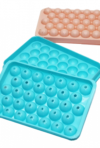 33LÜ MİNİ TOP BUZLUK RENKLİ PLASTİK (4940)