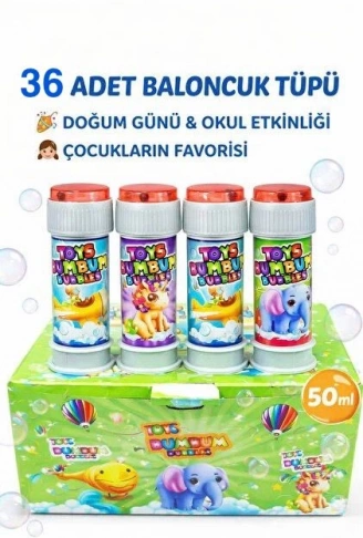 36 ADET BUMBUM BALONCUK KÖPÜK TÜPÜ (4940)