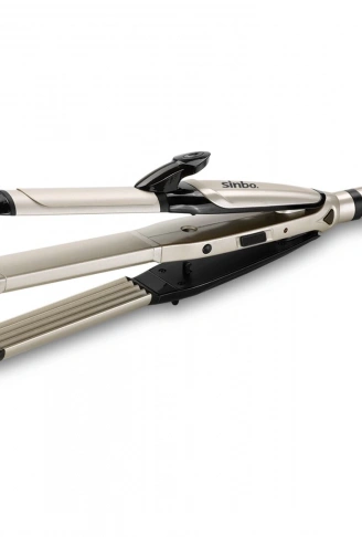 3İN1=DÜZLEŞTİRİCİ-MAŞA-GOFRE SAÇ DÜZLEŞTİRİCİ - ŞEKİLLENDİRİCİ MAKİNE SERAMİK KAPLAMA 360 DERECE KABLO SHD-7046 (4940)